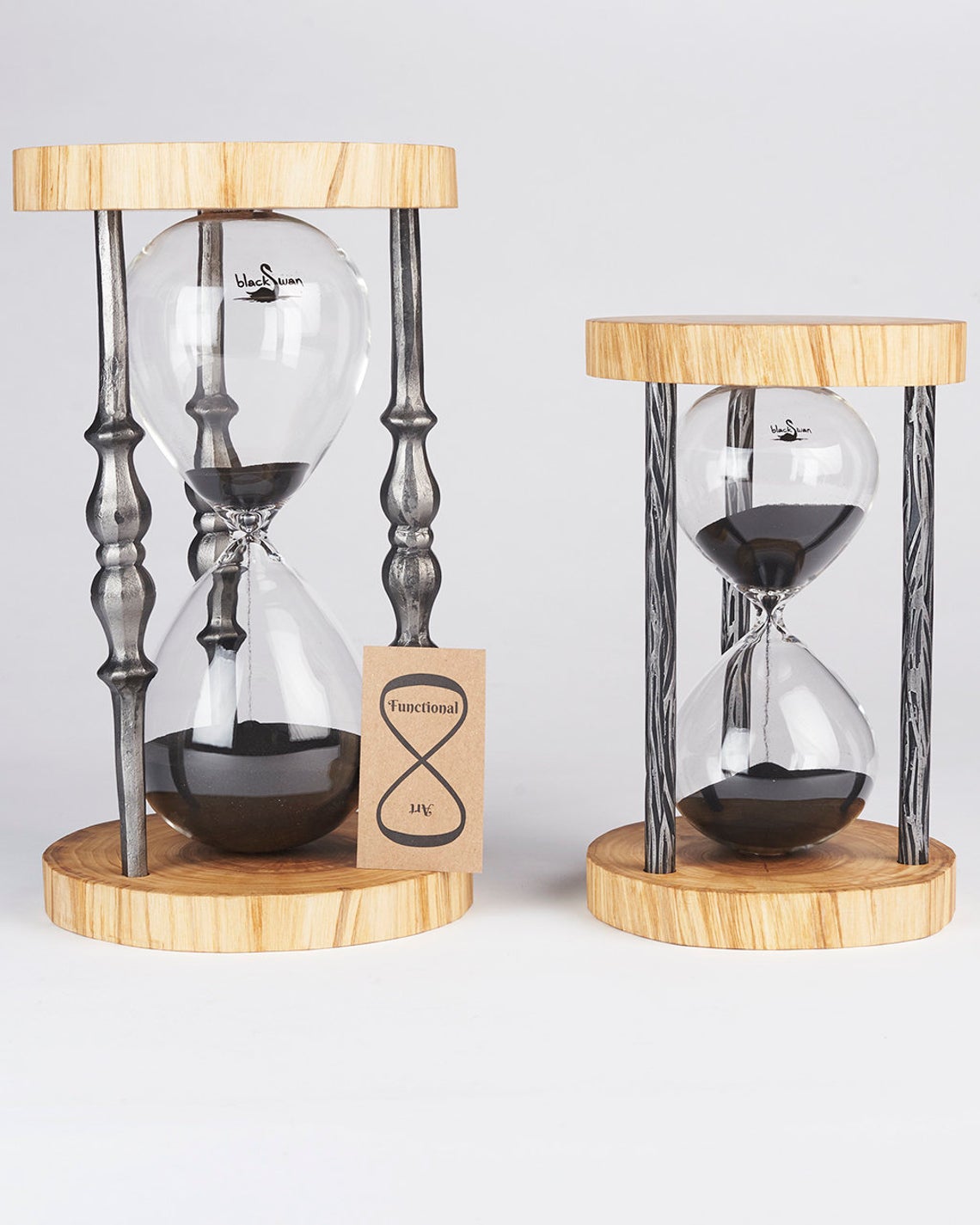 60 Minutes Hourglass Sand Timers,Large Sand Timer for Gift,Decorative  Wooden San