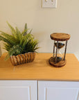 Live Edge Butternut Sand Timer Relaxation and Home Décor (15 or 30min)