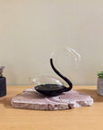 Unique Black Swan Storm Glass Weather Predictor for Home or Office Décor