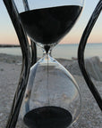 Wrought Iron Sand Timer Minute Hourglass for Rustic Home Decor (15 or 30min)